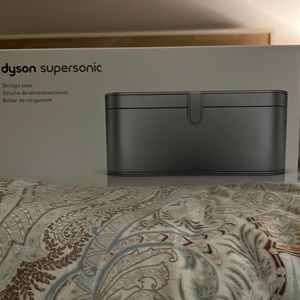 New in box Dyson Supersonic Storage Case in Silver